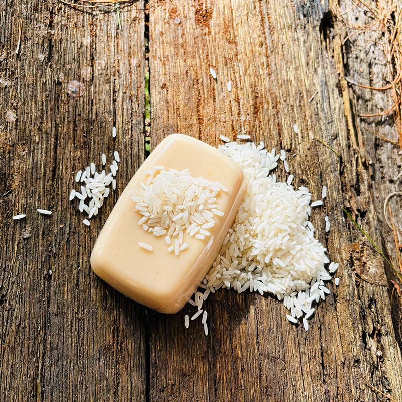 jabón de arroz