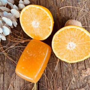 jabón naranja era verde